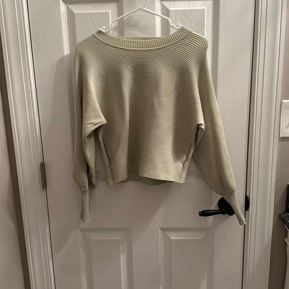 pink rose sweater